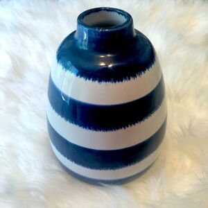 Target Home Blue & White Striped Small Vase